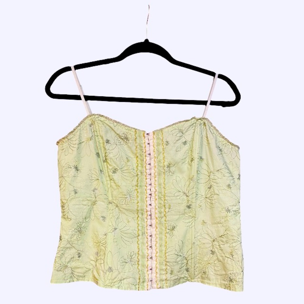 Heart Soul Embroidered Corset Top